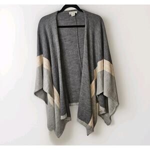 Corti Made in Italy Wool Blend Cardigan Shrug One Size Classic Cozy